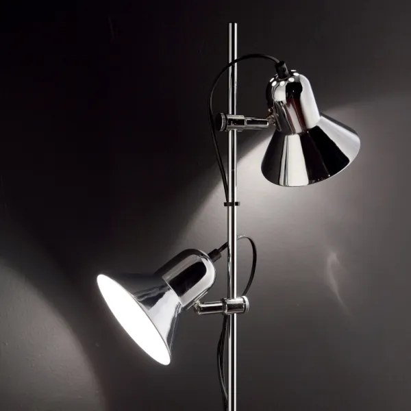Ideal Lux - Lampă de podea POLLY, 2x E27, 60W, 230V, crom lucios