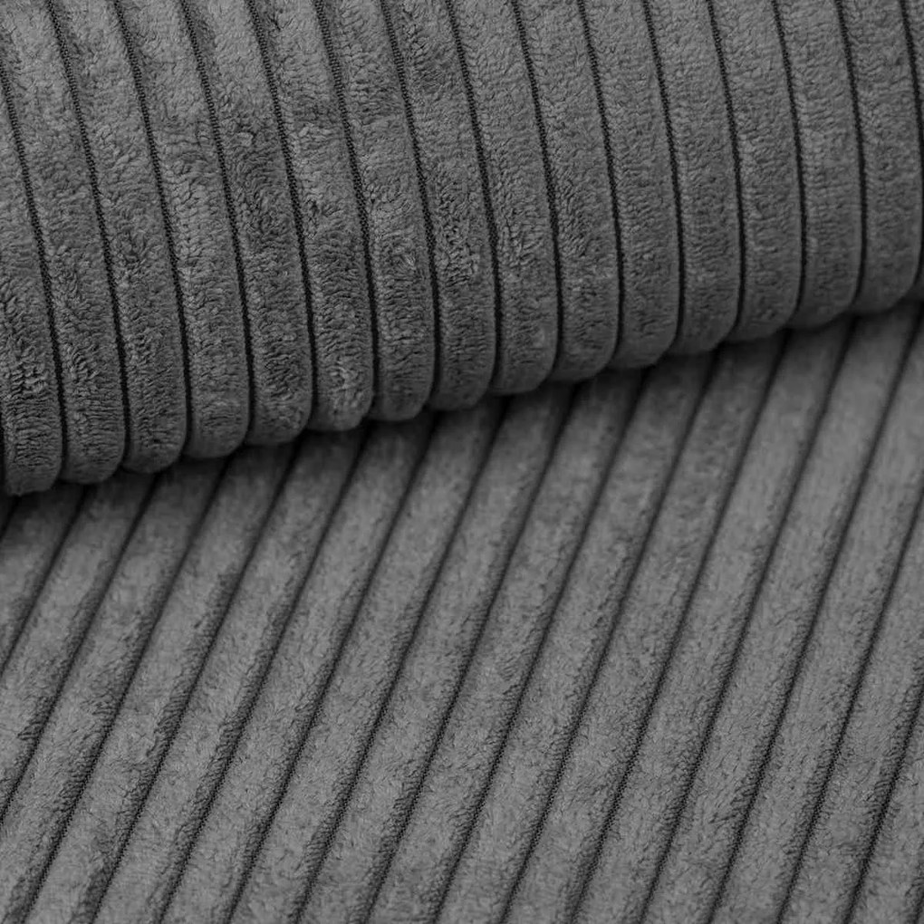 Canapea colt extensibila SMART COSARO gri, cu colt bilateral + 2 perne CADOU