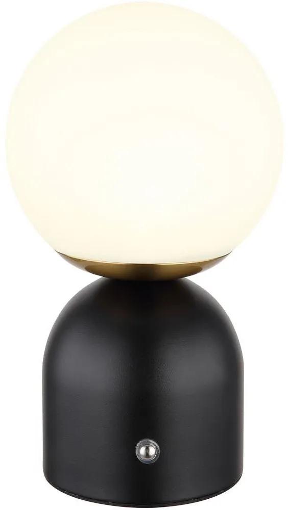 Lampă LED tactilă dimabilă de masă JULSY LED/2W/5V negru Globo 21006S