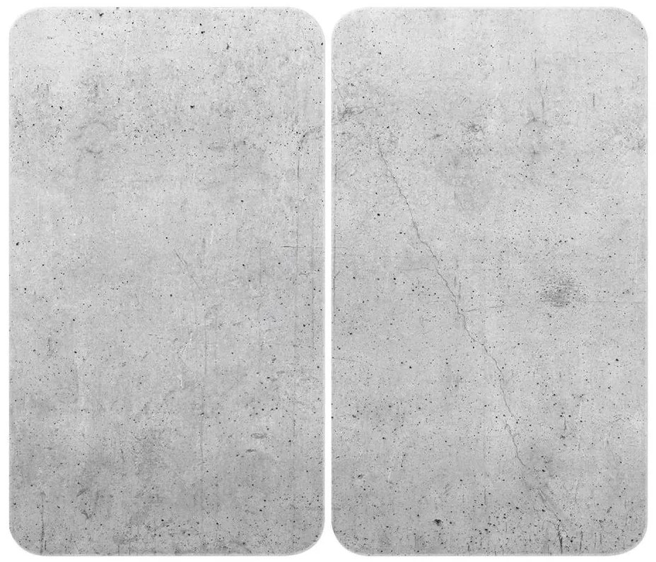 WENKO 53906100 - Capac pentru plită 30 x 52 cm, gri/transparent