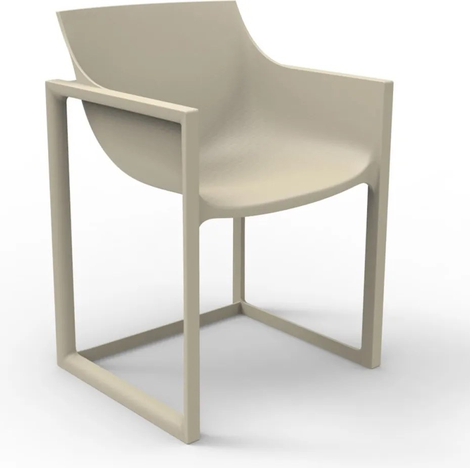 Set de 2 Scaune moderne cu brate de exterior / interior design premium WALL STREET ARMCHAIR 65006 Vondom