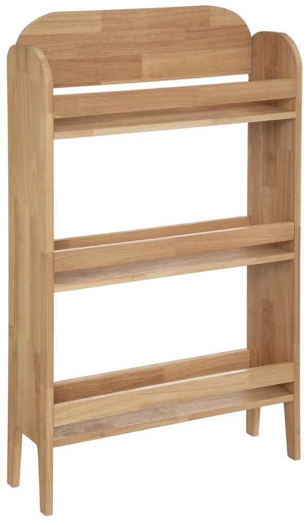 Biblioteca din lemn, 3 rafturi, 100 cm