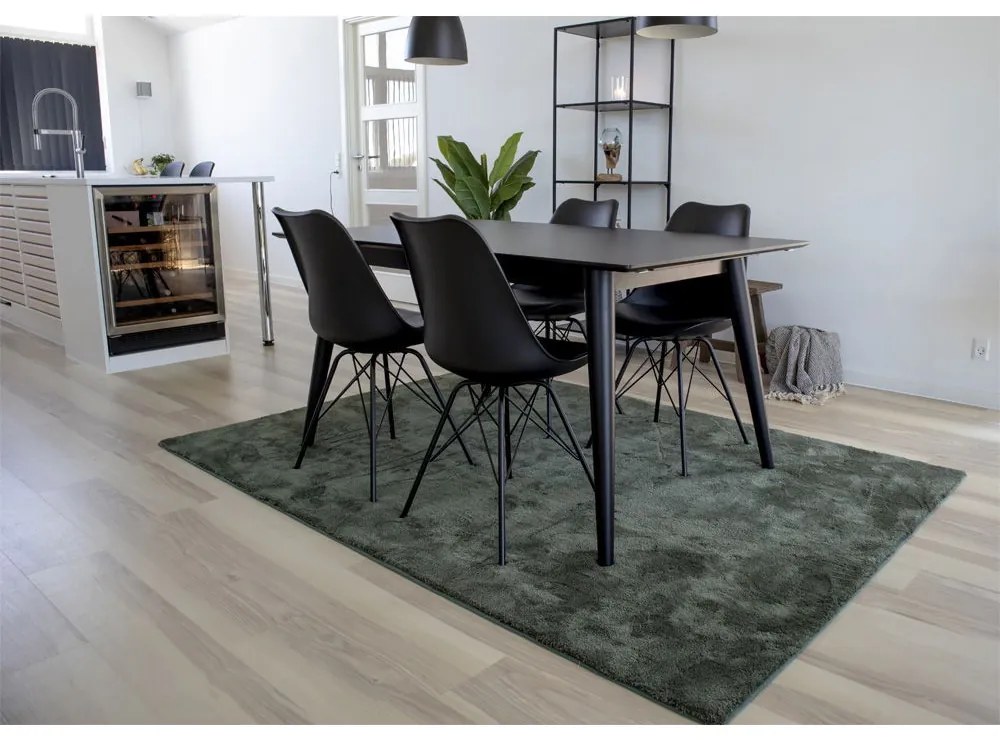 Oslo scaun de luat masa ecobleather negru