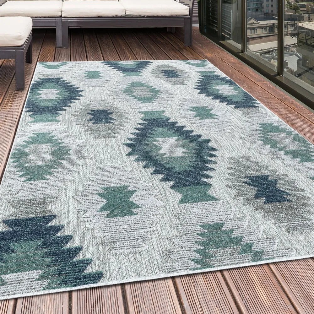 Covor tip traversă de exterior albastru 80x250 cm Bahama – Ayyildiz Carpets