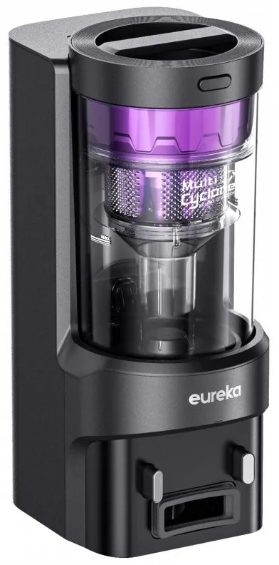 Robot aspirator cu auto-golire Eureka NER E10S, 5200 mAh, 4000Pa, 2 L, 4 moduri, LiDAR, Control vocal, Negru