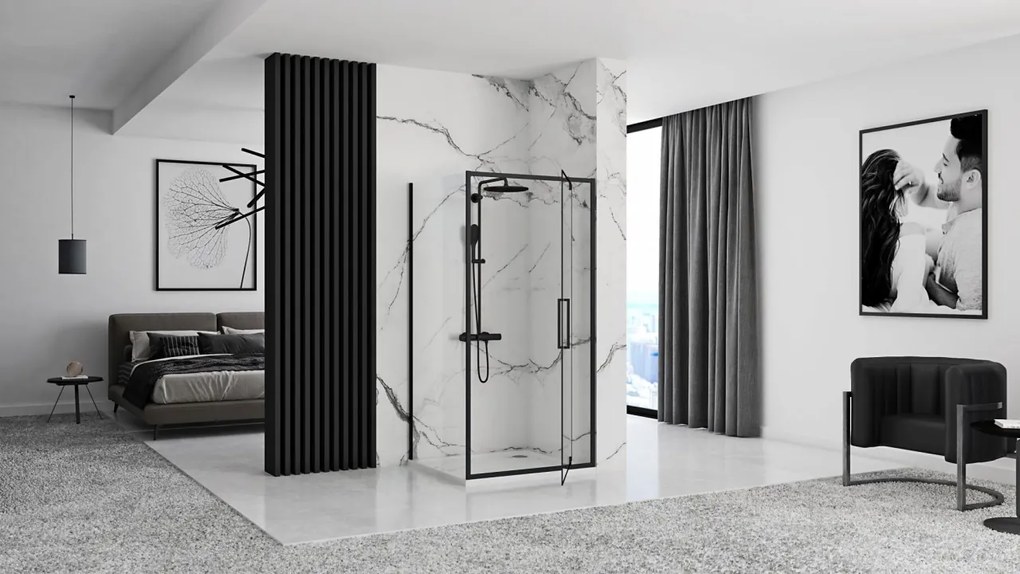 Cabina de dus De colt Rapid Swing