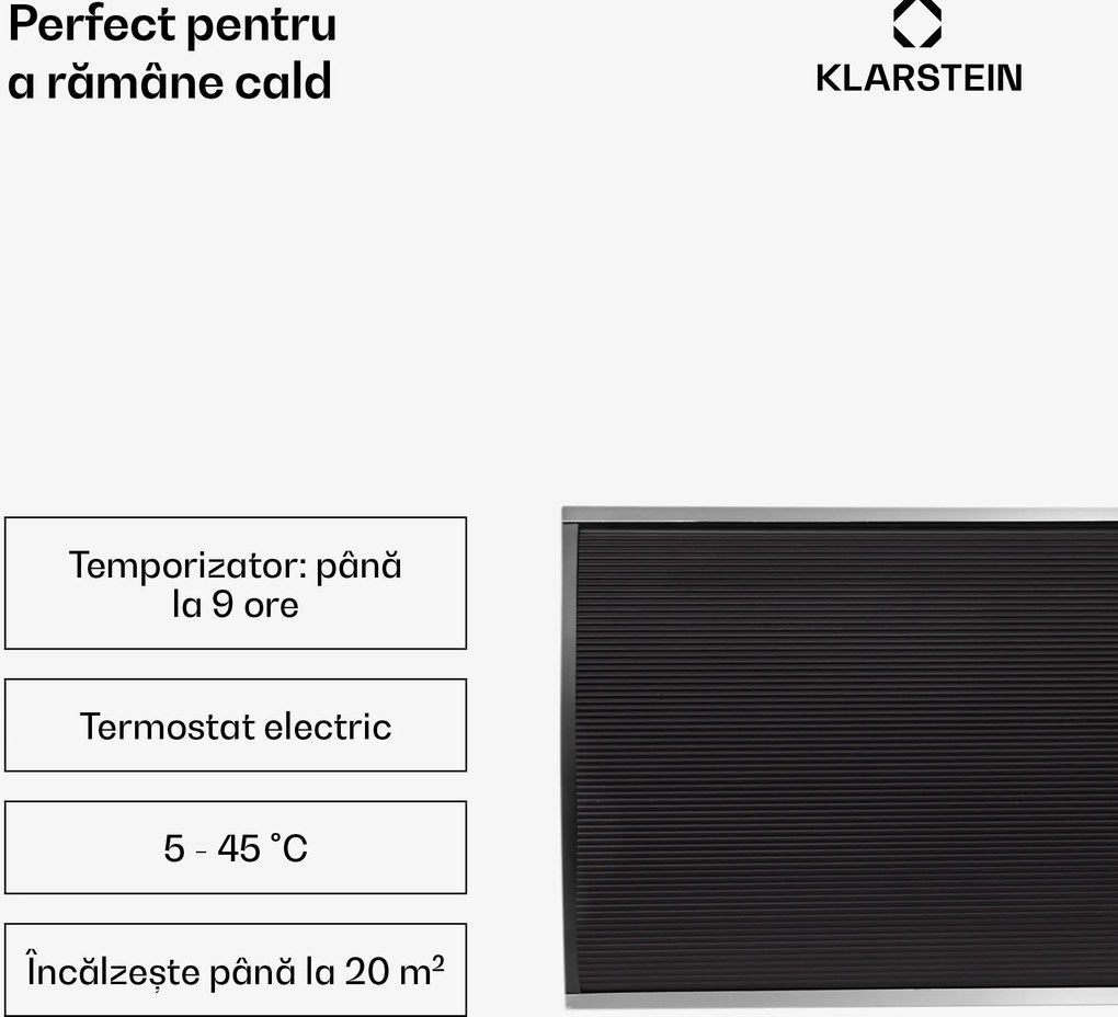 Blumfeldt COSMICBEAMULTRA, radiator de căldură infraroșu, 2200 w, ipx4, telecomandă, negru