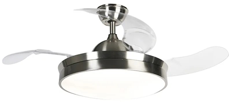 Ventilator de tavan din oțel cu LED și telecomandă - Xiro