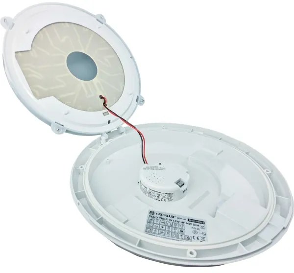 Plafonieră LED de exterior cu senzor RENO LED/16W/230V IP66 alb