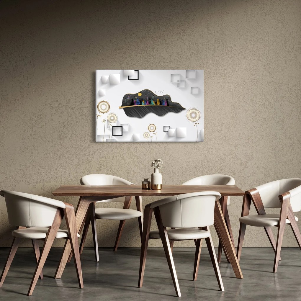 Tablou abstracției (90x60 cm)