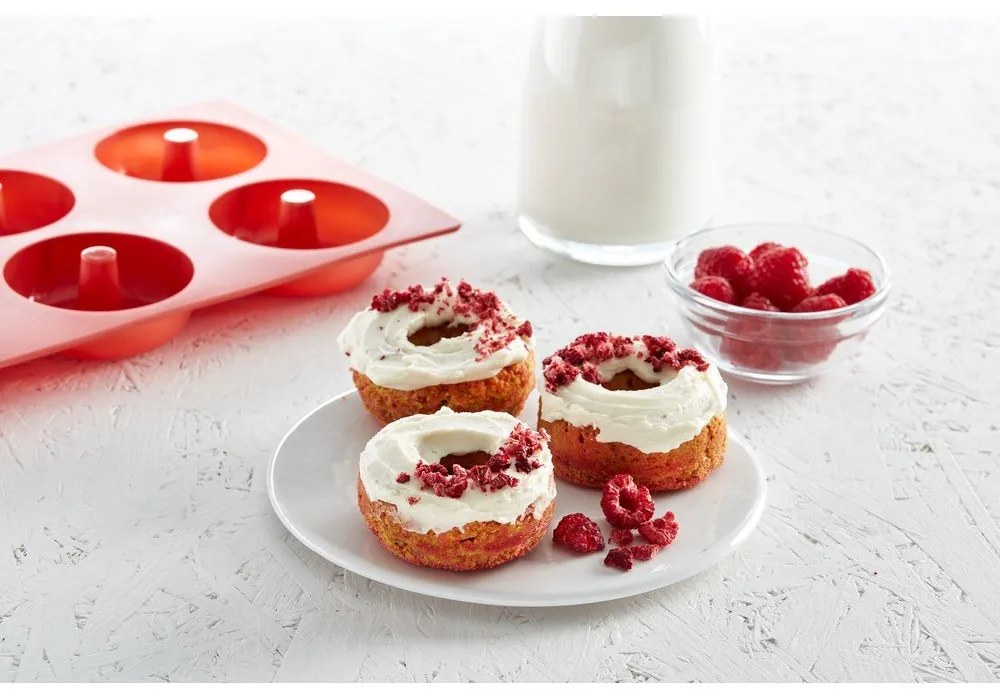 Formă de copt din silicon pentru gogoși 17,5x30,5 cm – Lékué