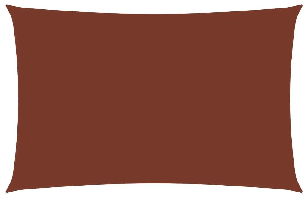 Parasolar, caramiziu, 2x5 m, tesatura oxford, dreptunghiular Terracota, 2 x 5 m