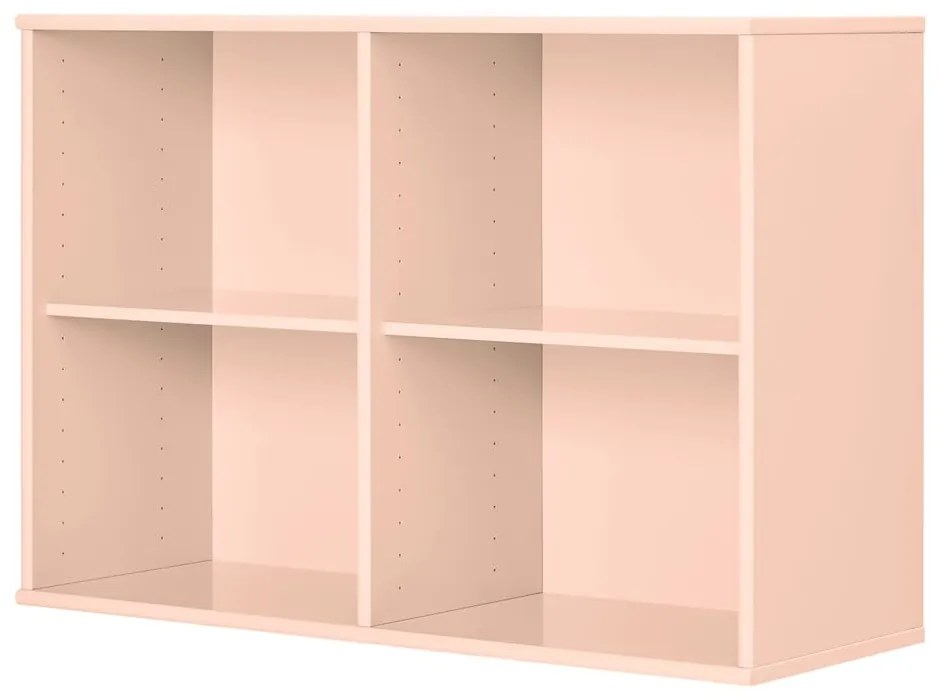 Bibliotecă roz-deschis suspendată 89x61x32,5 cm Mistral – Hammel Furniture