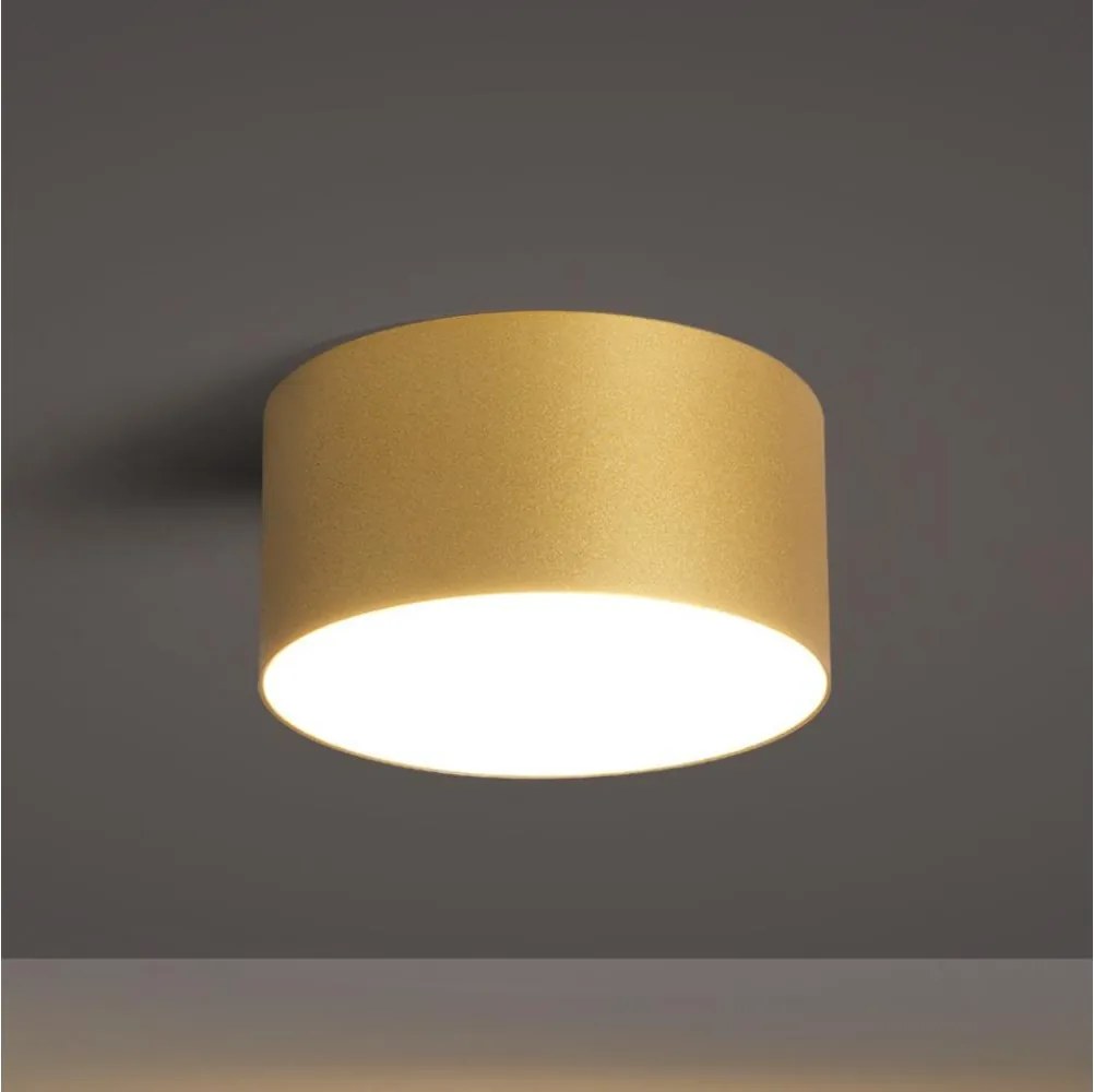 BRILAGI - Plafonieră LED de exterior FORIS LED/14W/230V Ø 12 cm aurie IP4