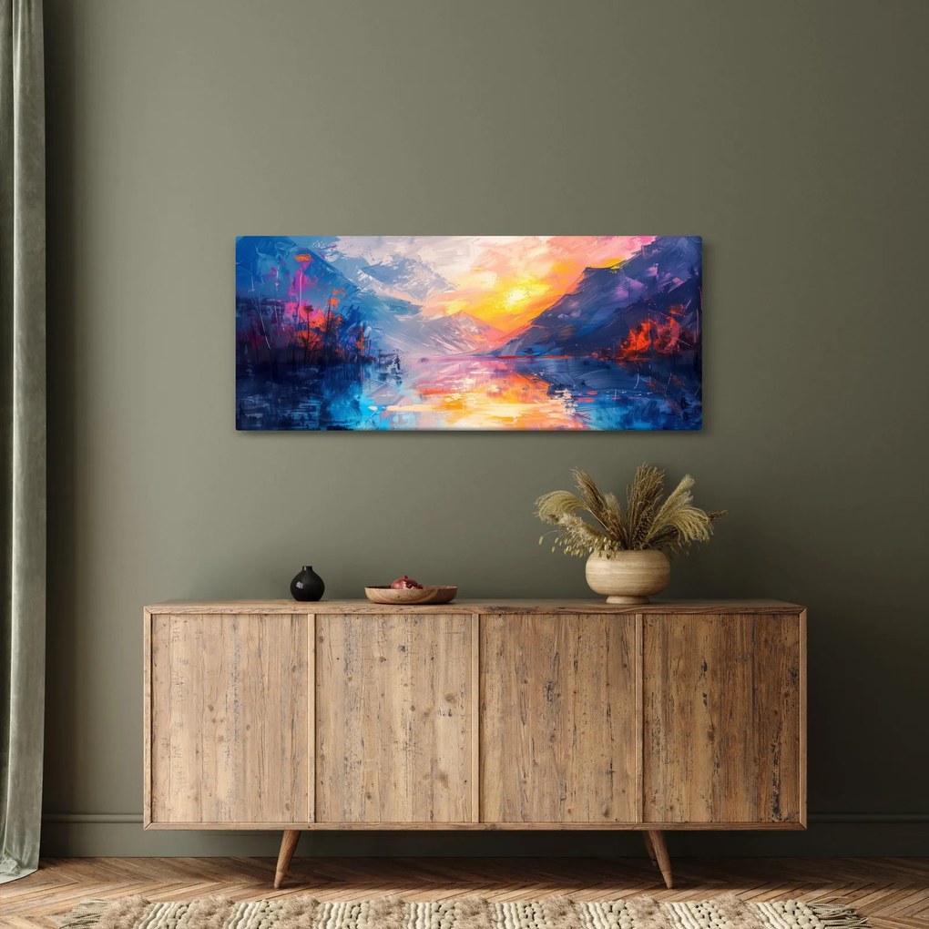 Tablou - Pictura peisajului (120x50 cm)