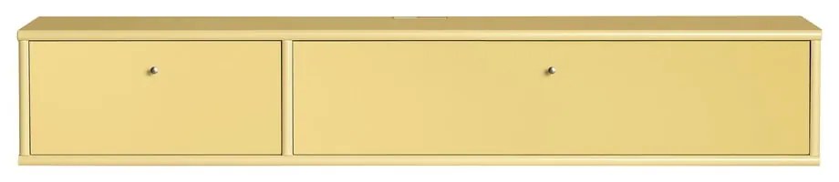 Comodă TV galben-deschis 136x22 cm Mistral – Hammel Furniture