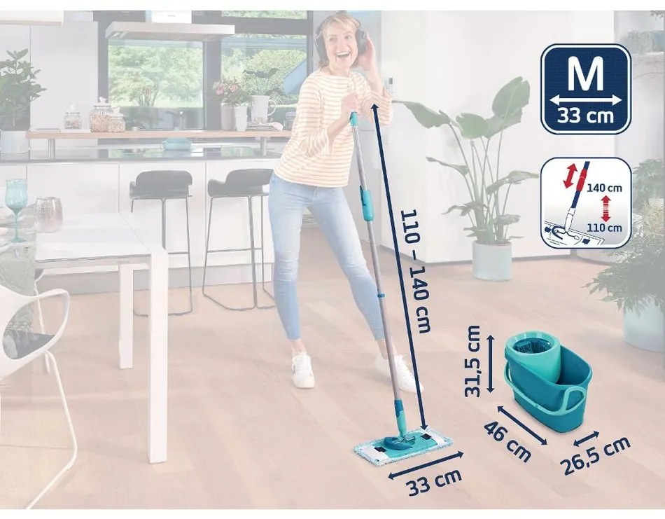 Set de curățare Leifheit Set Clean Twist M Ergo 52120