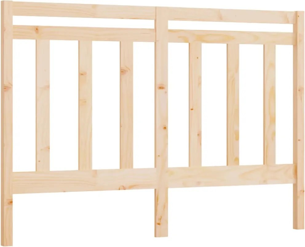 vidaXL Tăblie de pat, 126x4x100 cm, lemn masiv de pin