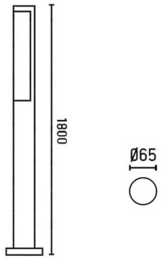 FARO 75524 - LED Lampă exterior BERET-3 LED/16W/230V IP54