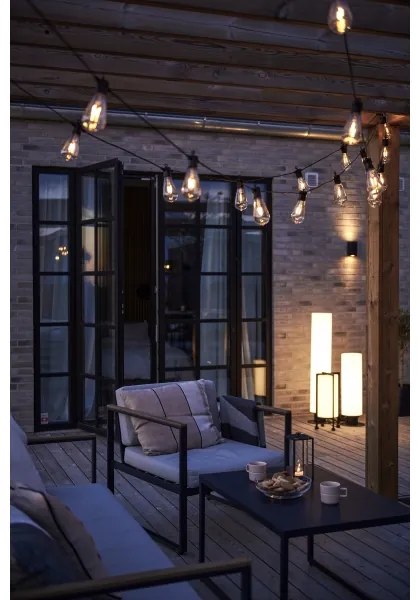 Instalație LED decorativă de exterior Markslöjd 107293 GARLAND GARDEN 10xLED 5,5m IP44