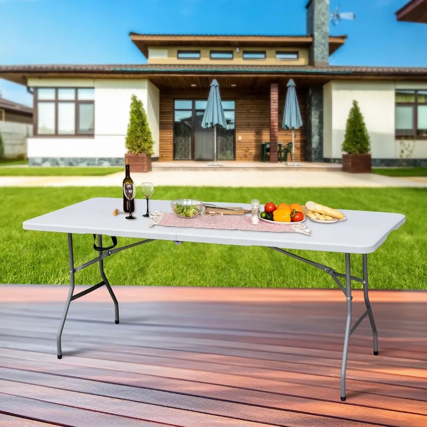 Masă pliabilă de catering pentru grădină Lățime: 70 cm | Lungime: 153 cm