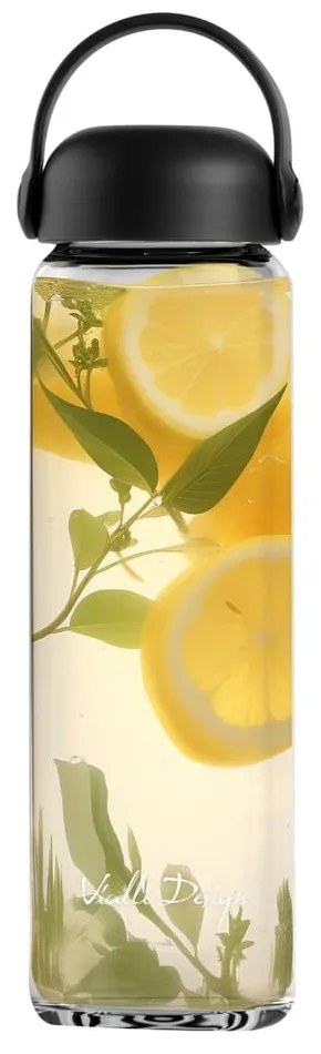 Sticlă neagră din sticlă 540 ml Fuori – Vialli Design