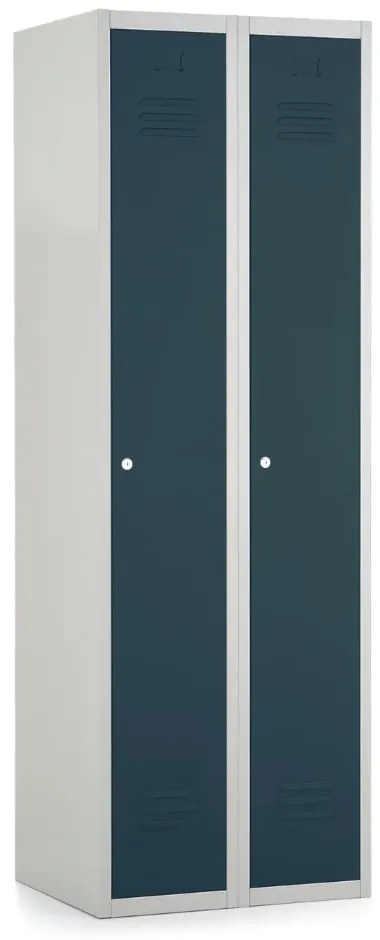 Dulap metalic, 60 x 50 x 180 cm, inchidere cilindrica, antracit - ral 7016