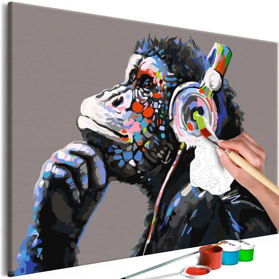Pictura pe numere - Musical Monkey