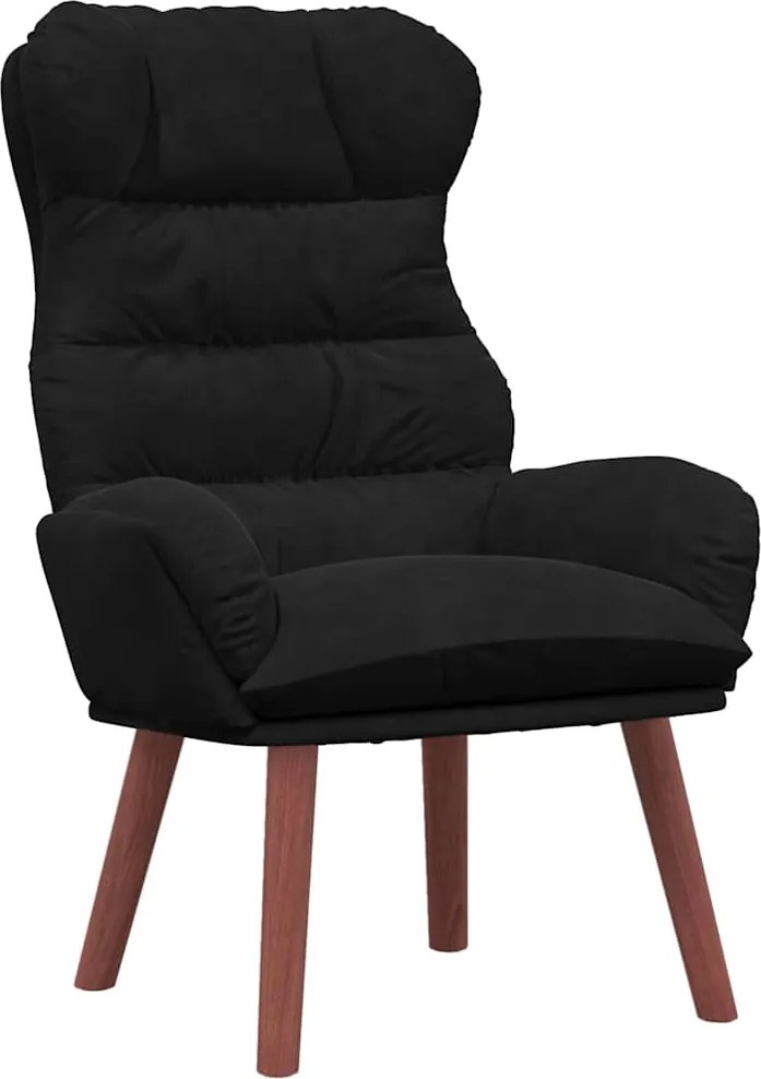 vidaXL fotoliu Negru 69 x 74 x 93 cm Catifea