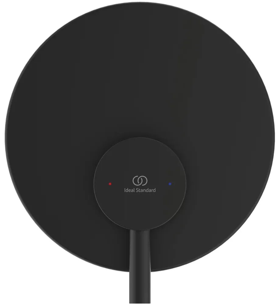 Baterie bideu incastrata, cu dus, furtun si suport, negru mat, Ideal Standard IdealSpray Negru mat