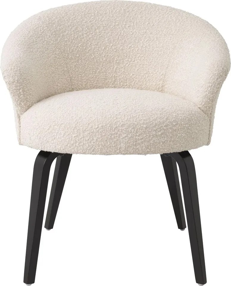 Scaun design elegant LUX Moretti, boucle crem 115038 HZ