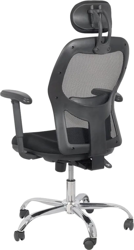 Scaun ergonomic OFF 989 negru, brațe reglabile și suport lombar