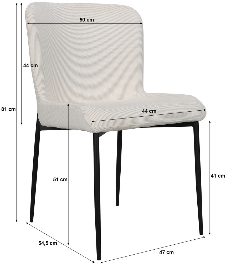 Scaun sufragerie Nebula  (rudy + negru). 1099780