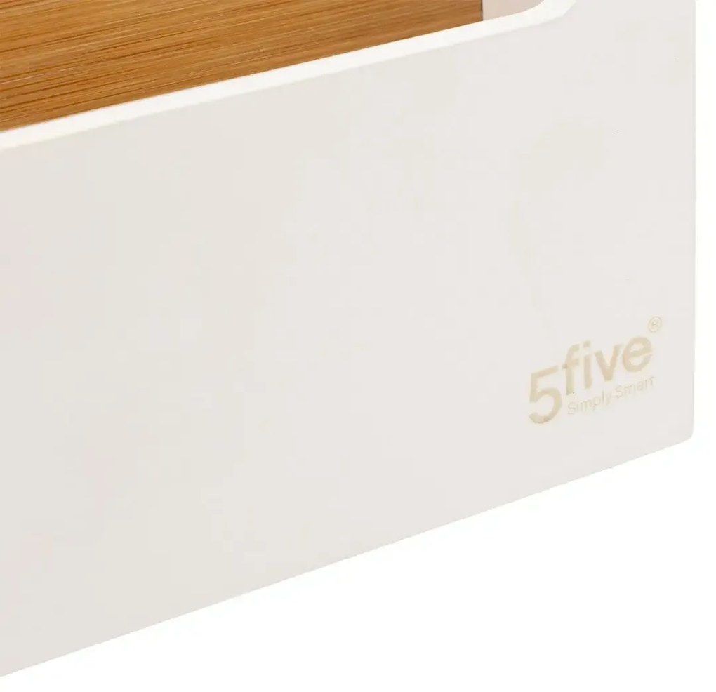 Organizator alb cu 5 compartimente NATUREO