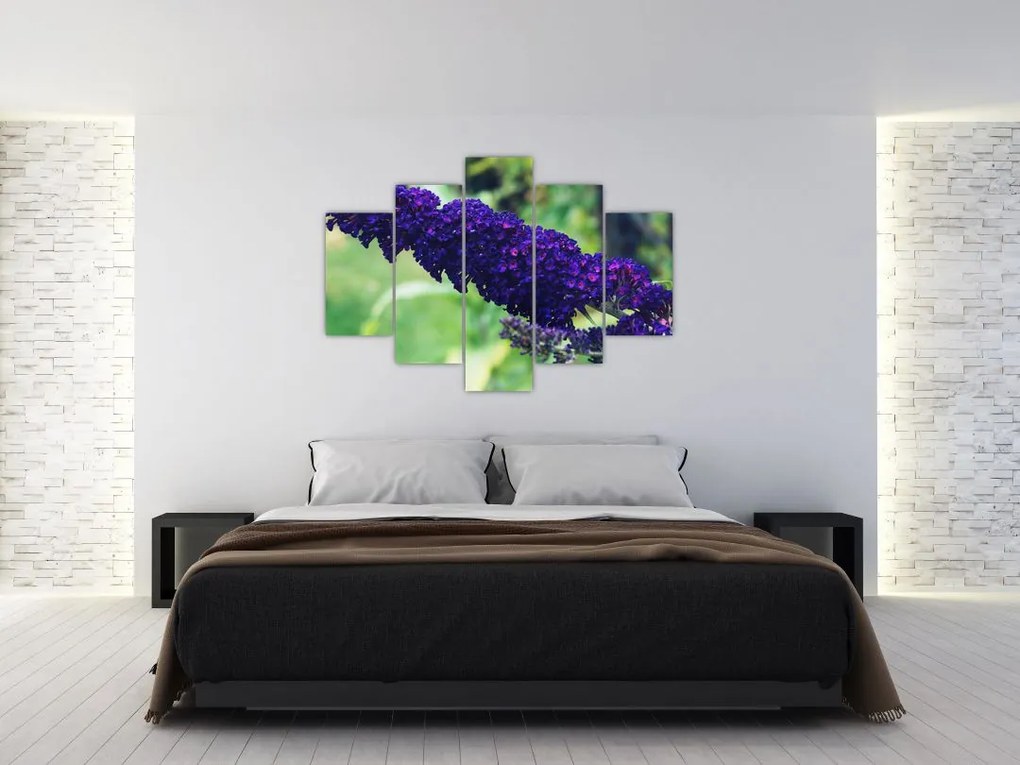 Tablou cu floare albastră (150x105 cm)