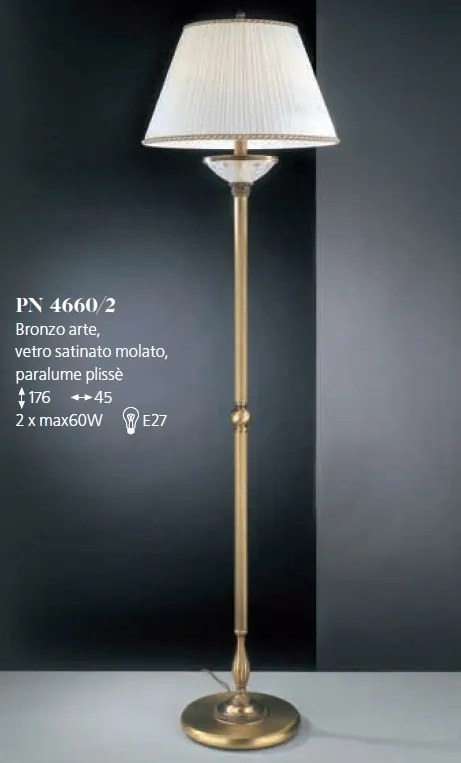 Lampadar / Lampa de podea din alama design italian H-176cm 4660