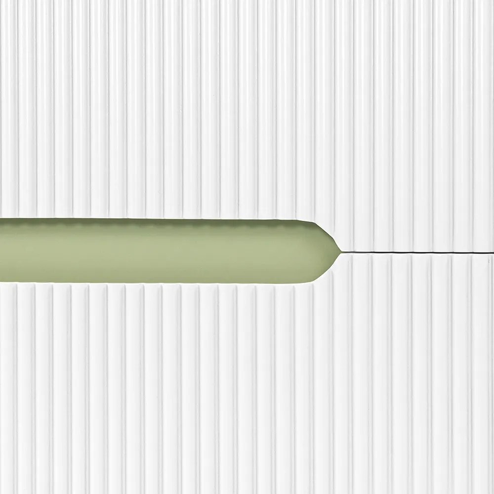 Trent Mobilier de baie 120 cm lavoar ceramic cu oglindă 60x120 cm verde deschis-alb