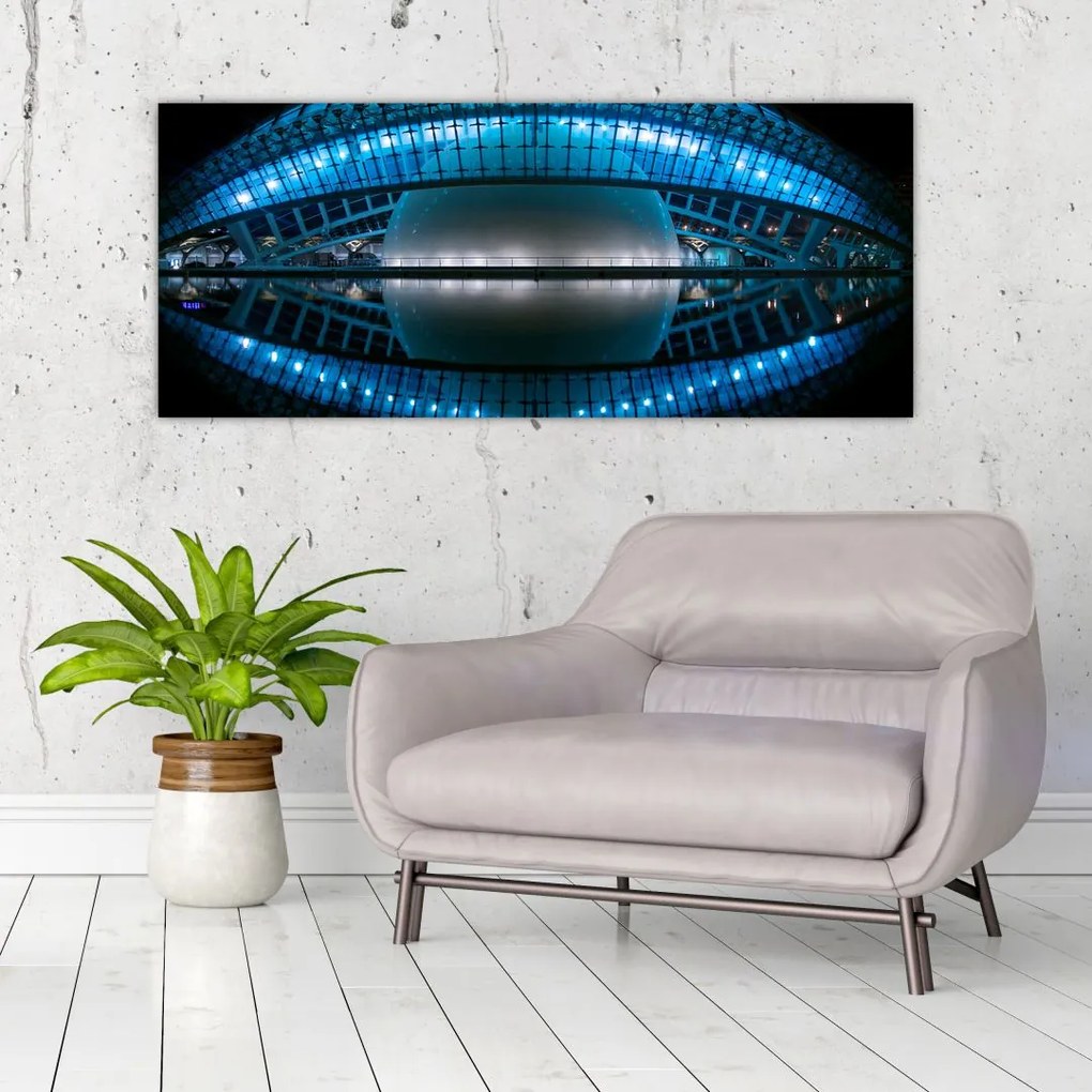 Tablou cu stadion de fotbal (120x50 cm)
