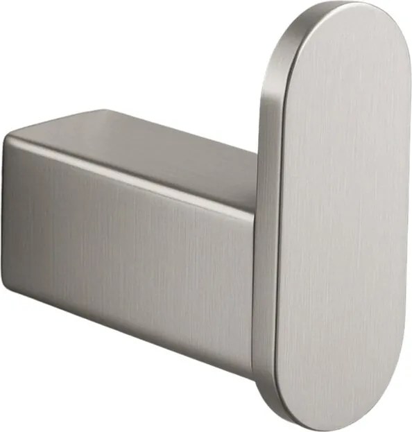 Cuier simplu Balneo Qarx finisaj inox periat