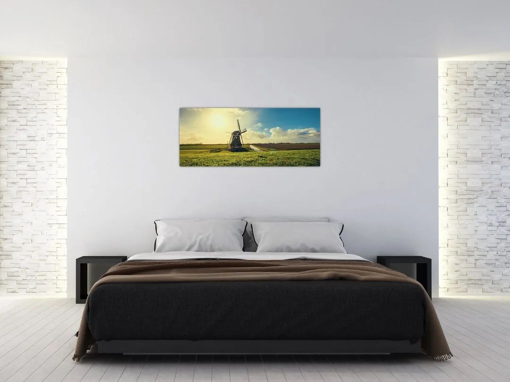 Tablou - Mori de vânt (120x50 cm)