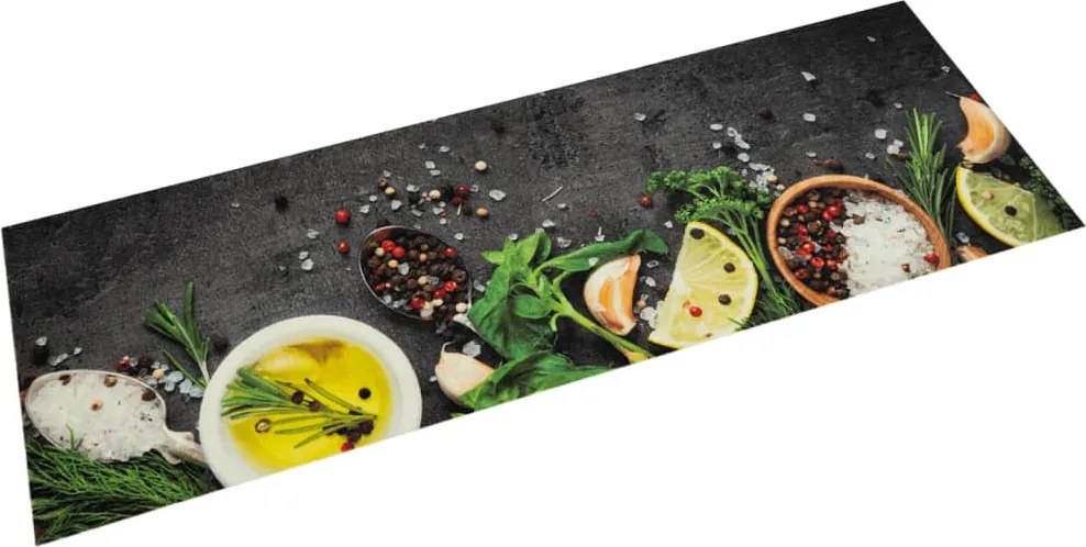 vidaXL Covor de bucătărie lavabil Spices, 45x150 cm, catifea
