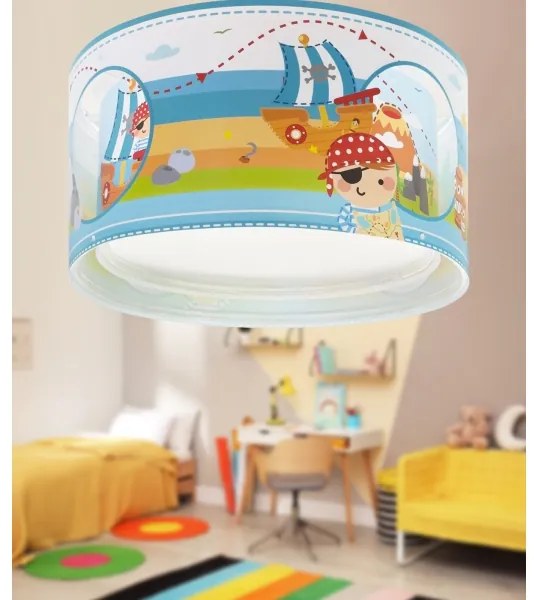Plafonieră pentru copii Dalber 60656 PIRATE ISLAND 2xE27/15W/230V