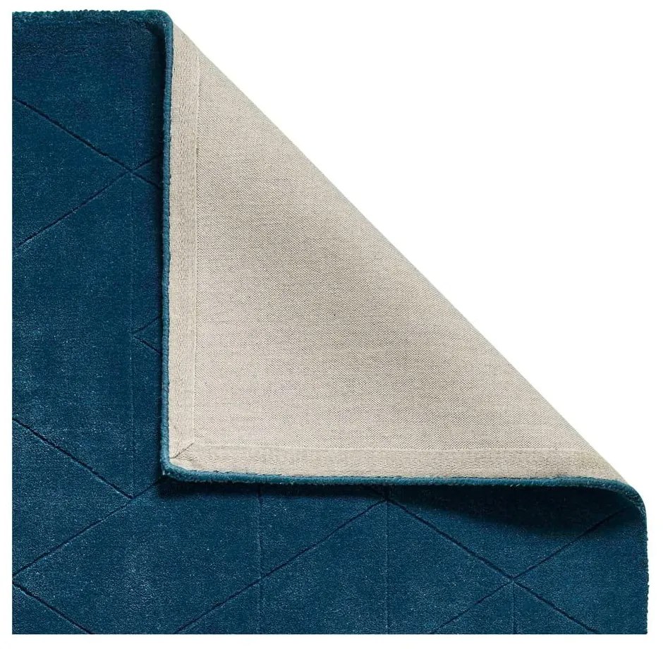 Covor din lână Think Rugs Kasbah, 150 x 230 cm, albastru