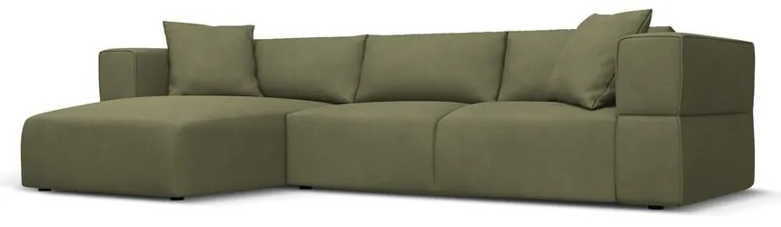 Colțar verde deschis (cu colț pe partea stângă ) Esther – Milo Casa