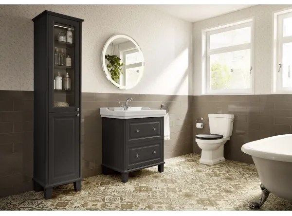 Baterie de lavoar + ventil cu preaplin Roca A5A3A4BC00 CARMEN 17,8 cm crom