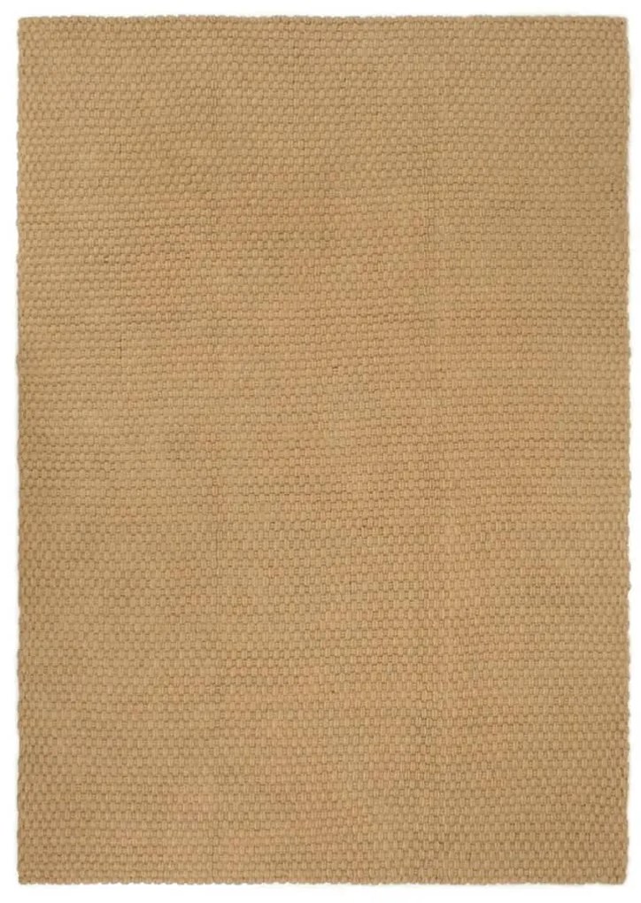 vidaXL Covor dreptunghiular, natural, 160x230 cm, iută