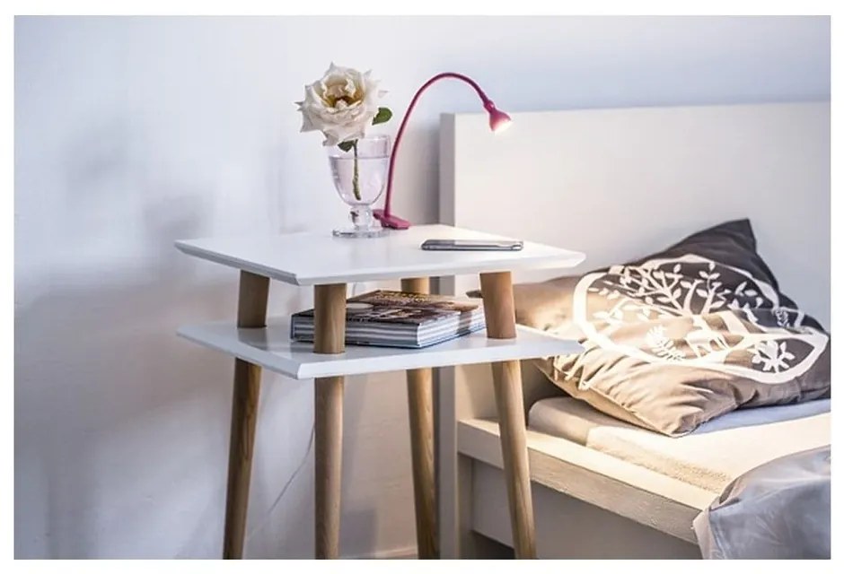 Măsuță cafea Ragaba Square, 55 x 55 cm, gri deschis