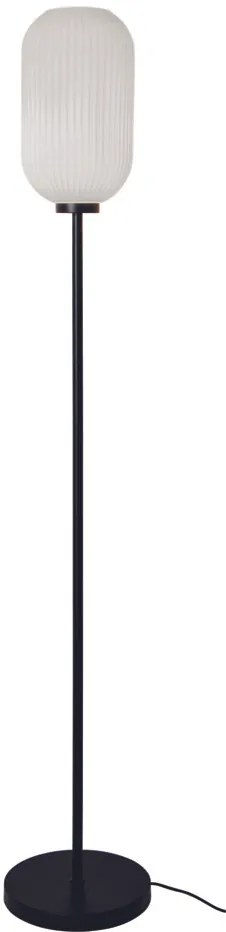 Lampadar Astor, E27, Opal|Black, Max 42W, 4257800, Viokef Grecia