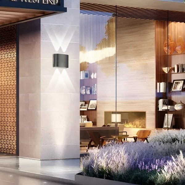 Brilagi - Aplică de perete LED pentru exterior FLAREBOX LED/4W/230V antracit IP65