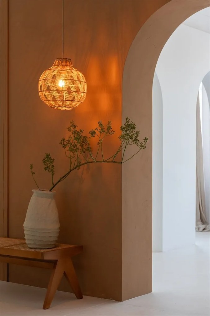 Lustra/Pendul Eco, Bambus, Mendoza natural, S